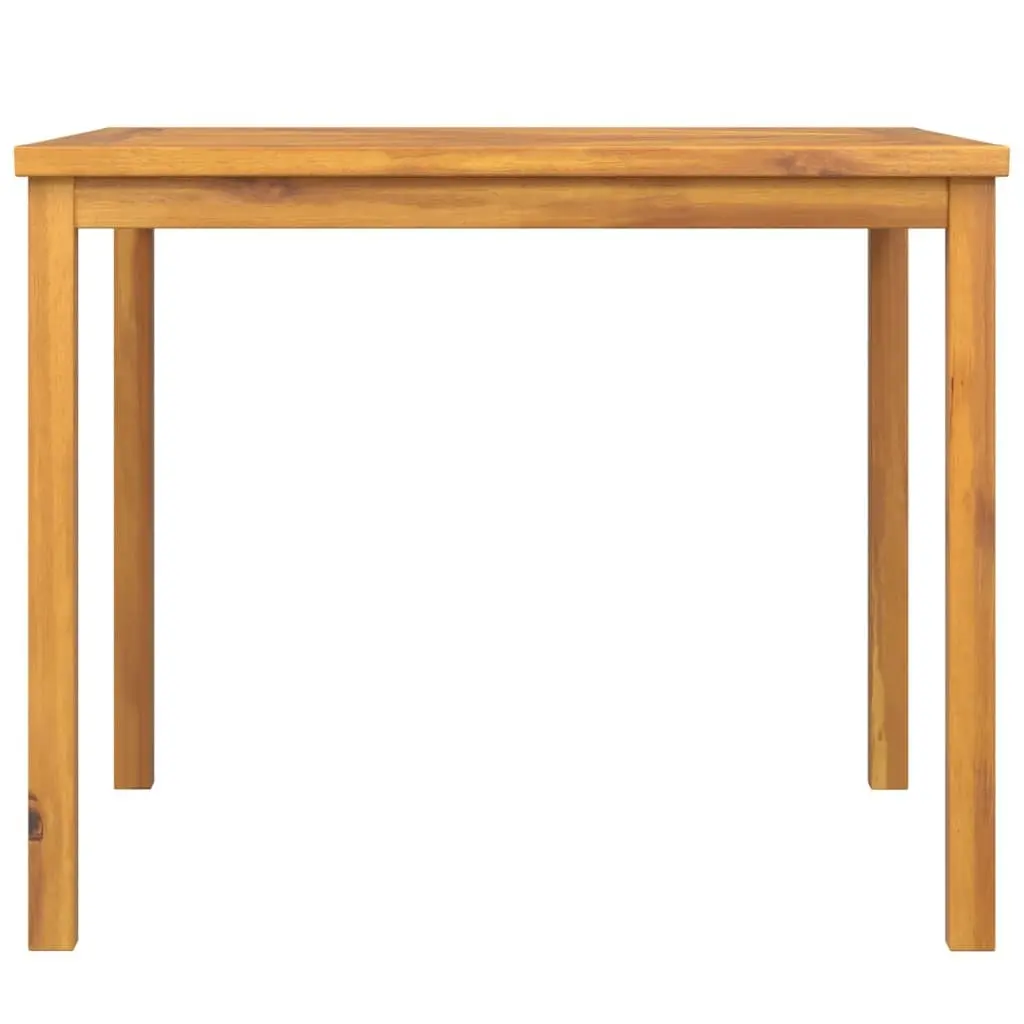 Garden Dining Table Outdoor Use 90x90x74 cm Solid Acacia Wood Brown