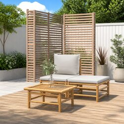 Comfortable 3-Piece Lounge Set for Outdoor Enjoyment