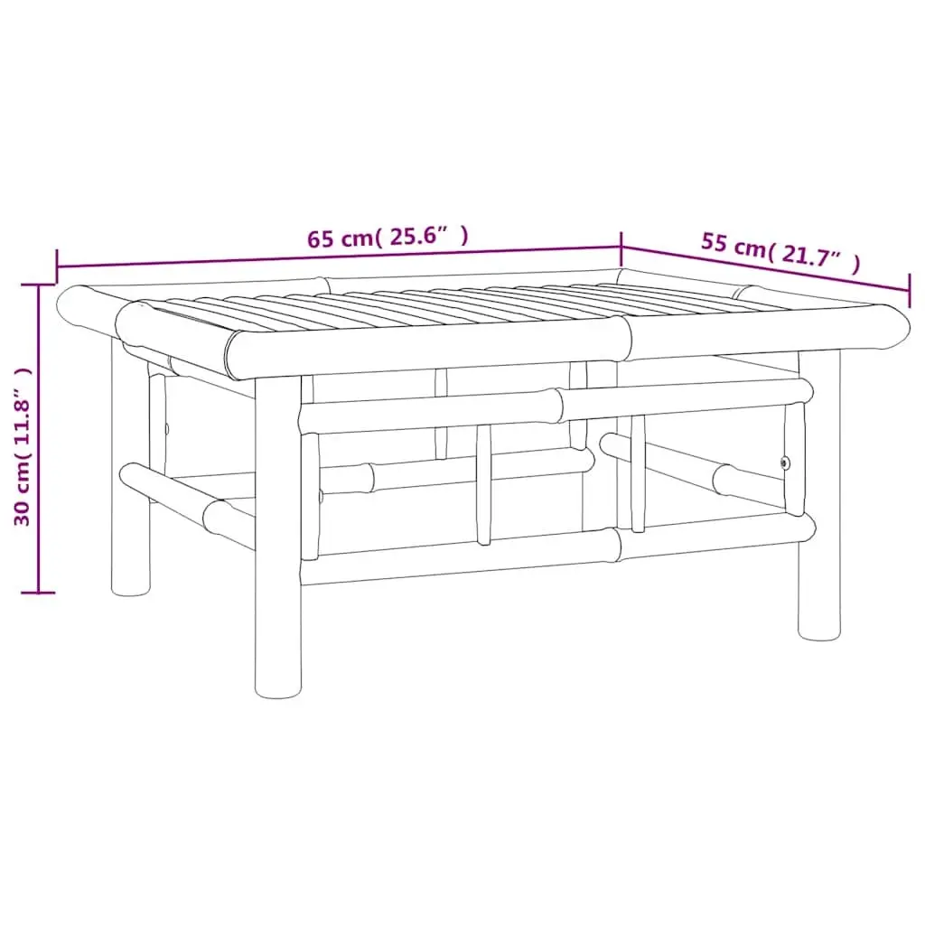 Bamboo Lounge Set with Comfort and Style