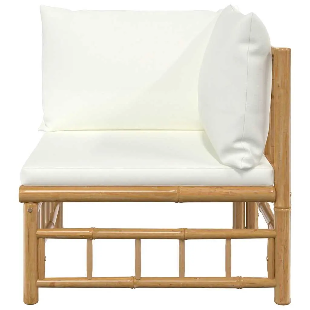 Outdoor Corner Sofa Sectional Garden Furniture Set with Cushions and Backrest