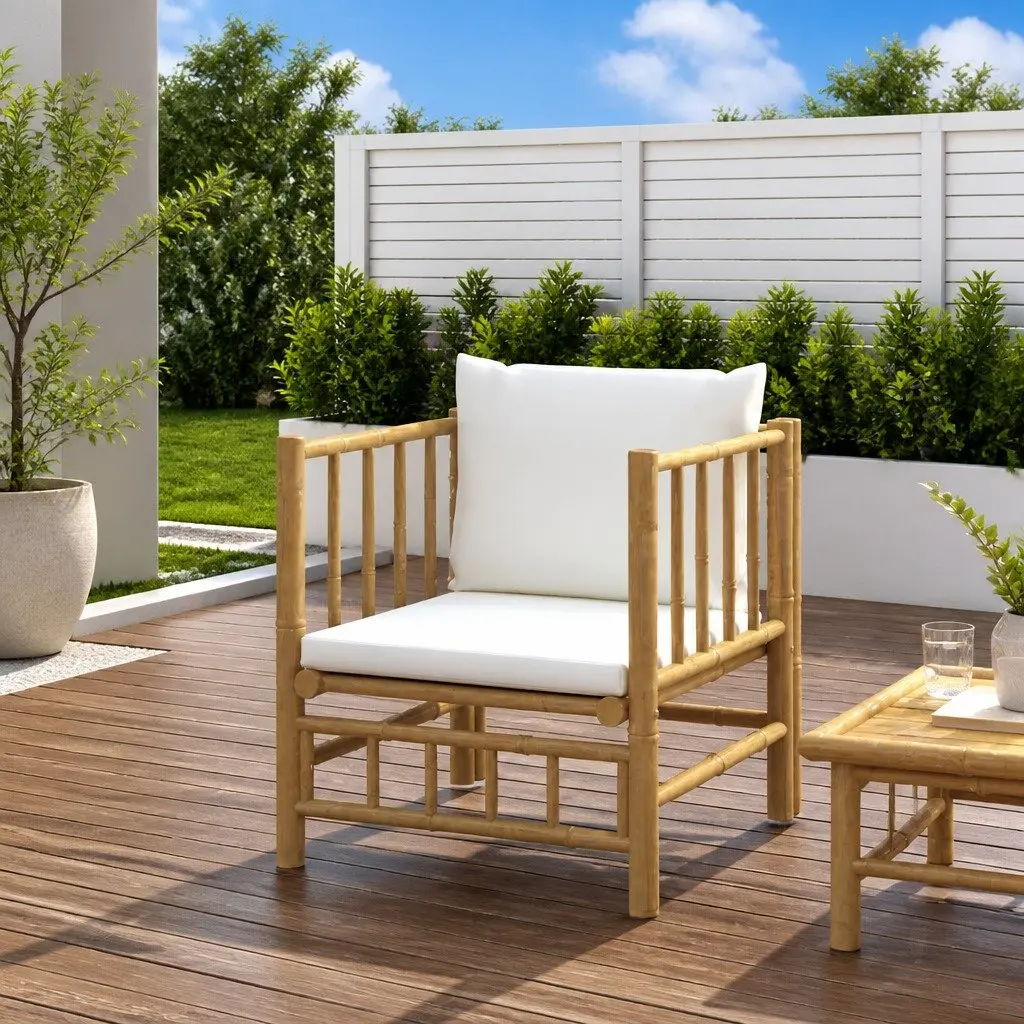Bamboo Sectional Sofa for Outdoor Comfort