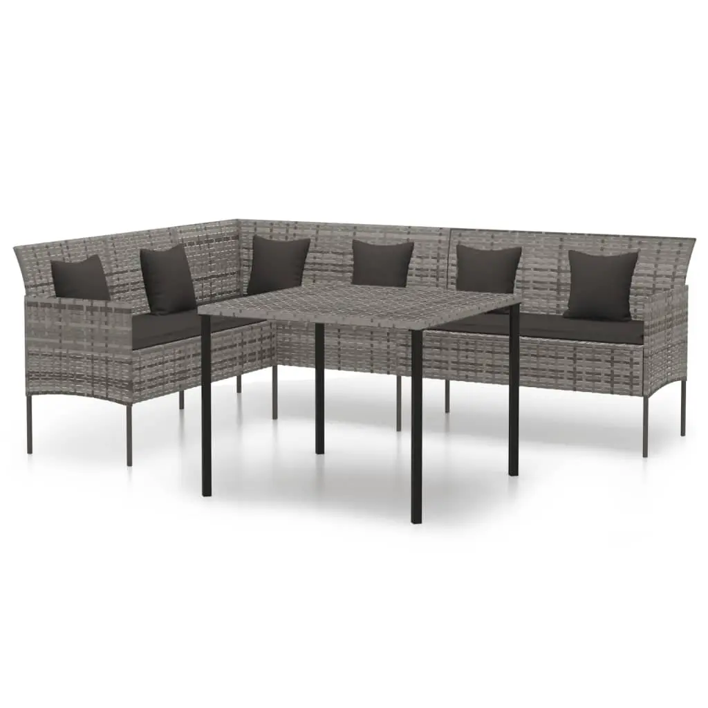Grey Outdoor Dining Set