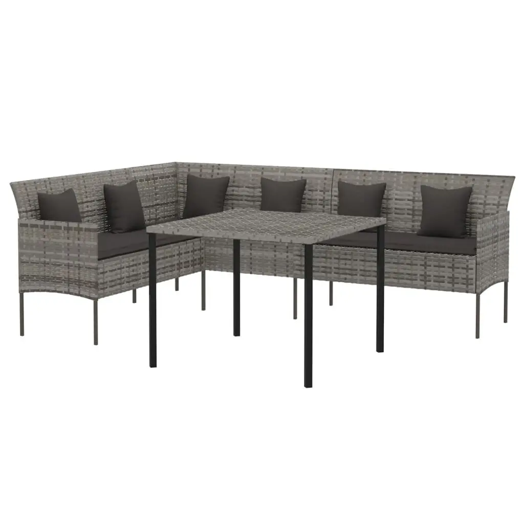 Grey Outdoor Dining Set