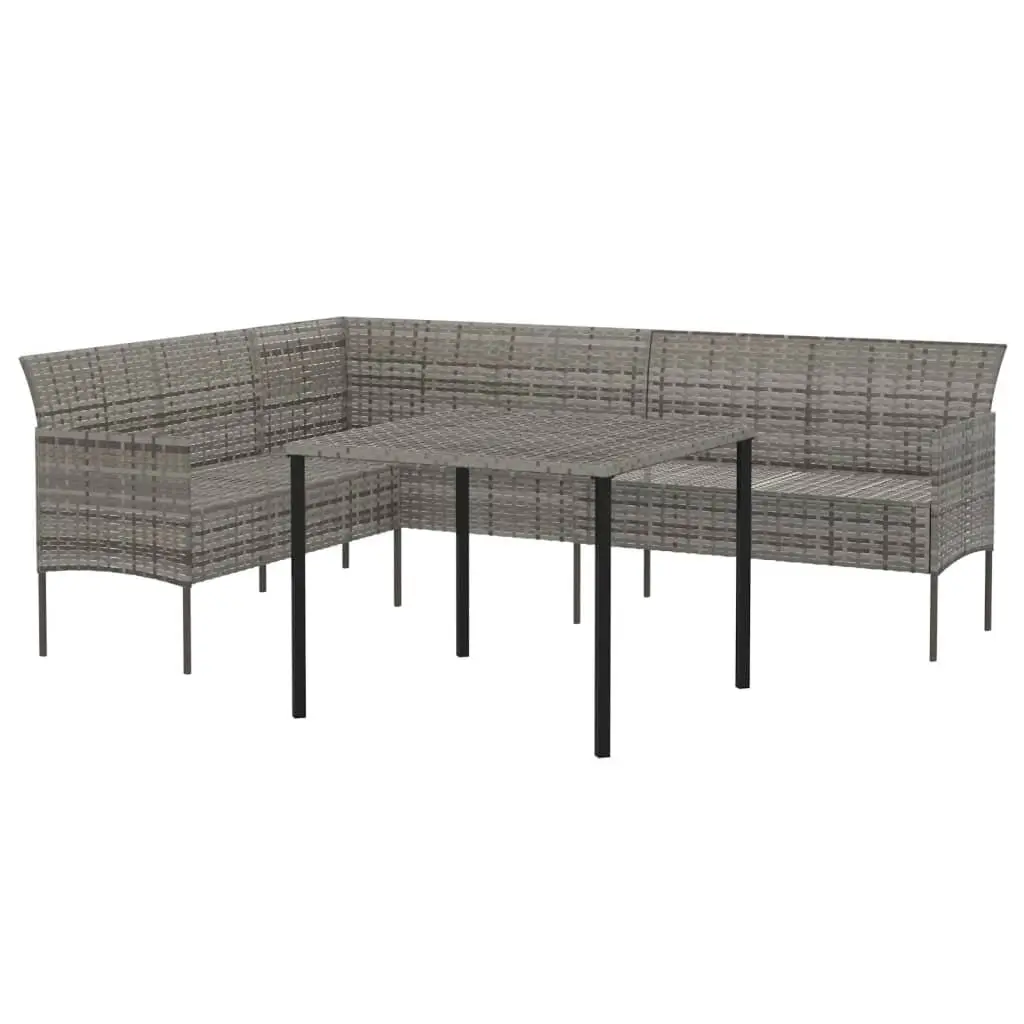 Grey Outdoor Dining Set