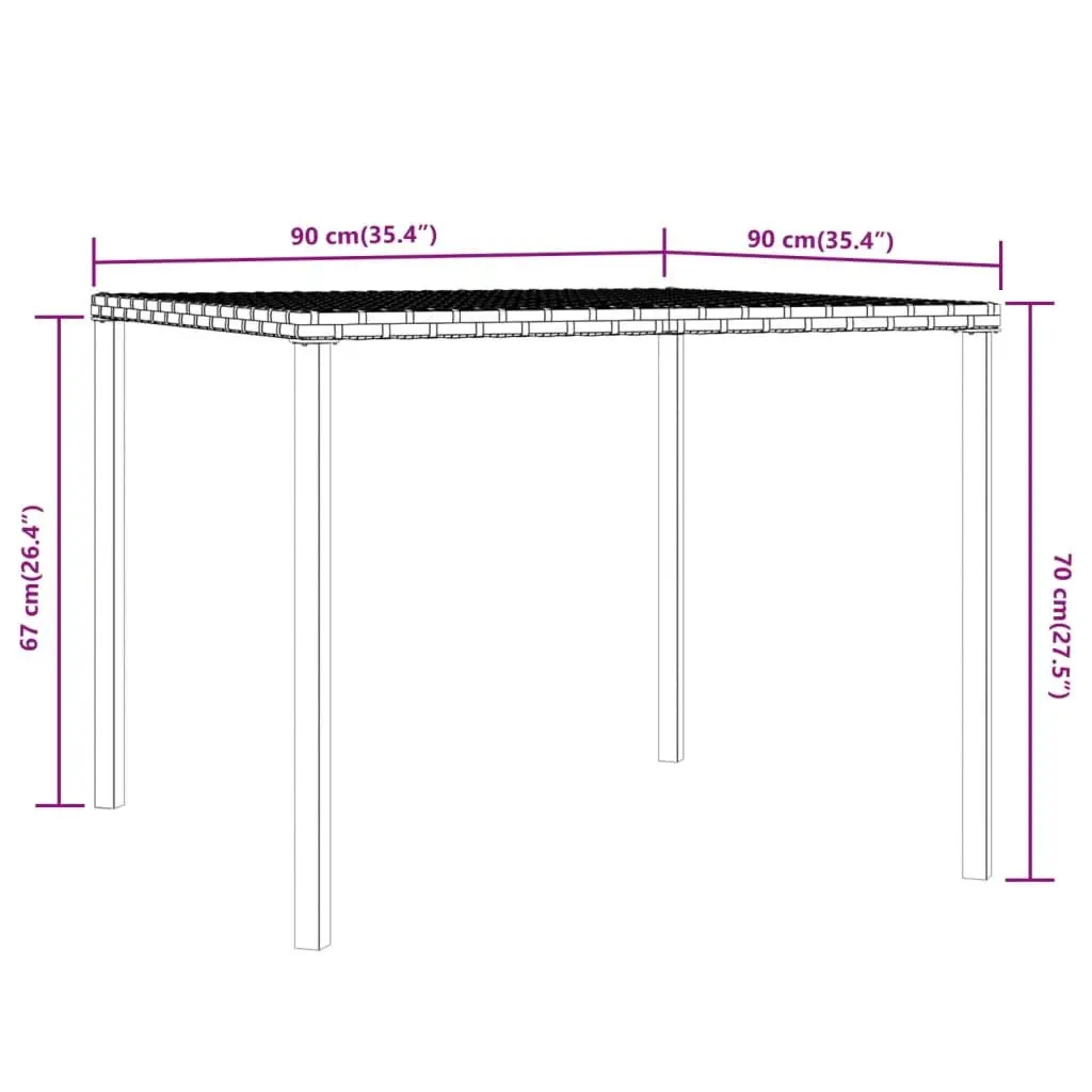 Grey Outdoor Dining Set