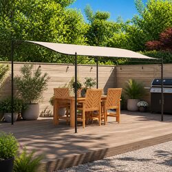 Outdoor Canopy 4x3m Cream Garden Gazebo Tent Party Shelter Patio Cover