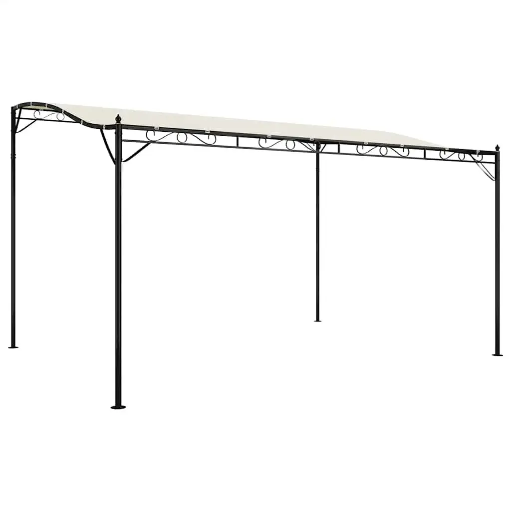 Garden Canopy Shelter 4x3m Cream Outdoor Gazebo Tent