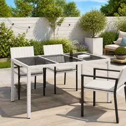 Reliable Outdoor Dining Table with Great Value 150x90x75cm