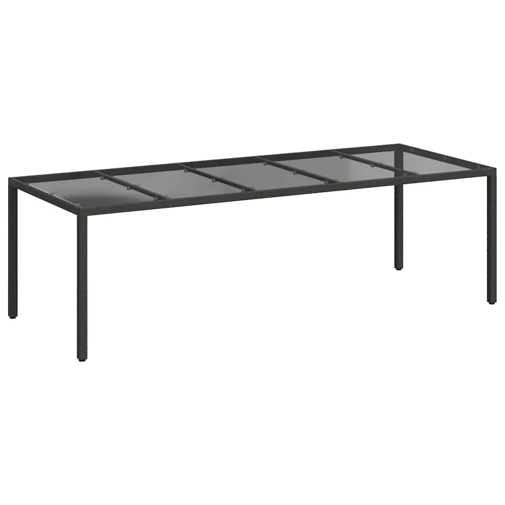 Black Outdoor Dining Table for Gatherings