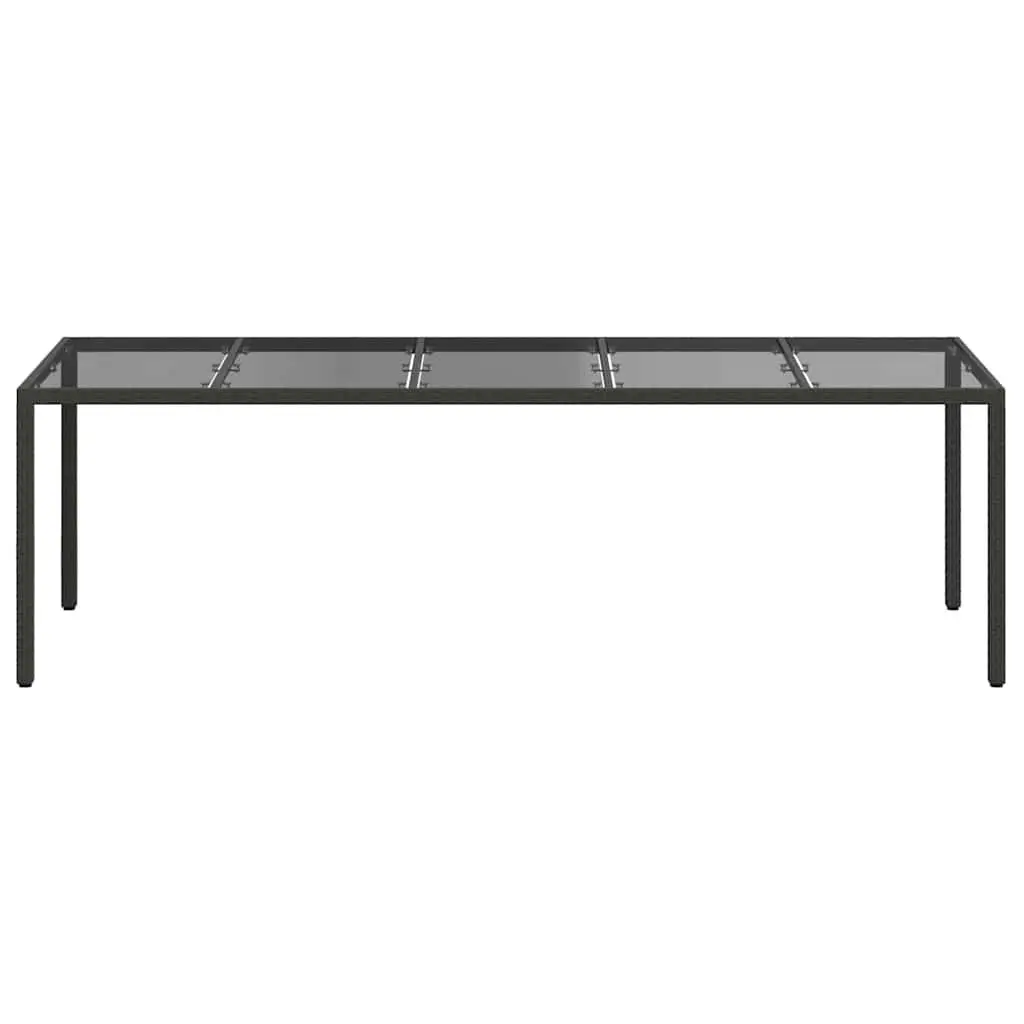 Black Outdoor Dining Table for Gatherings