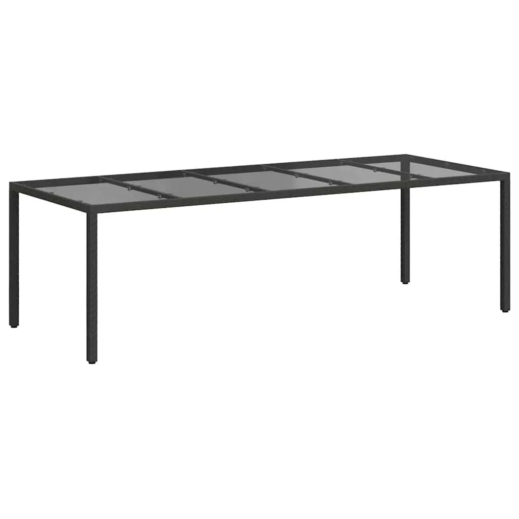 Black Outdoor Dining Table for Gatherings