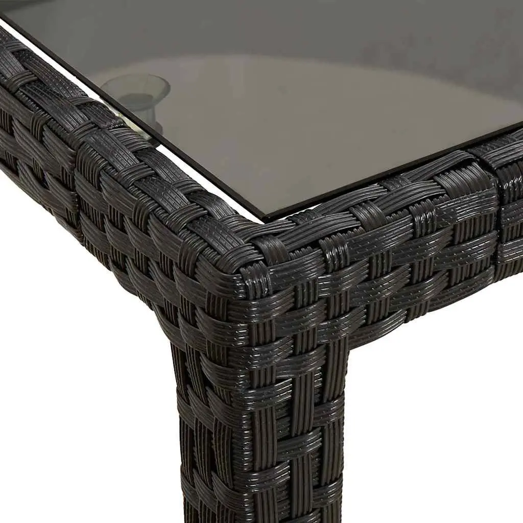 Black Outdoor Dining Table for Gatherings