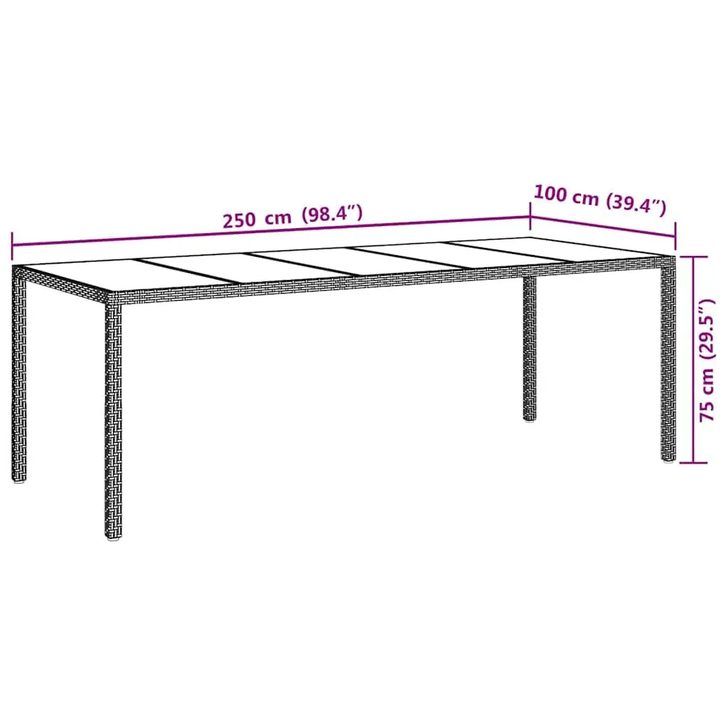 Black Outdoor Dining Table for Gatherings