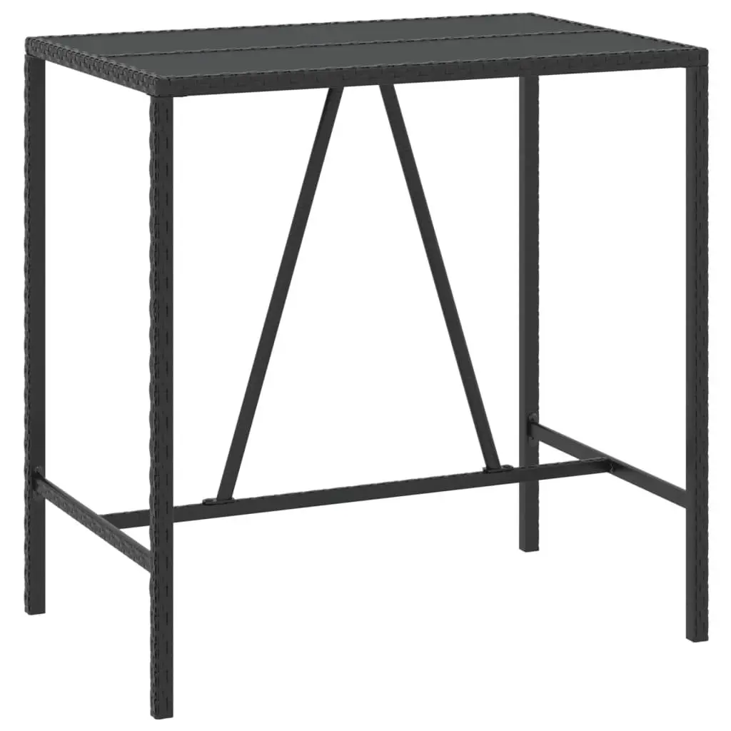 Black Bar Table for Outdoor Spaces