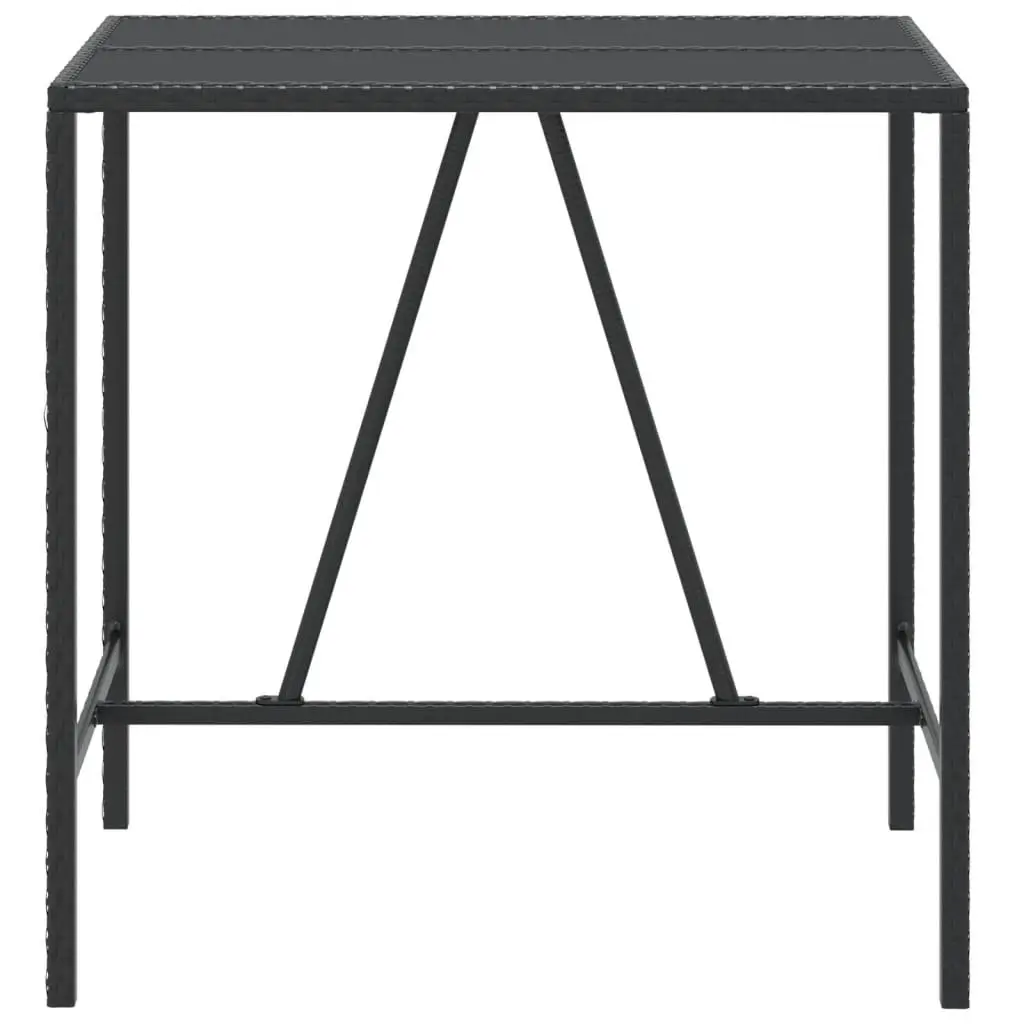 Black Bar Table for Outdoor Spaces