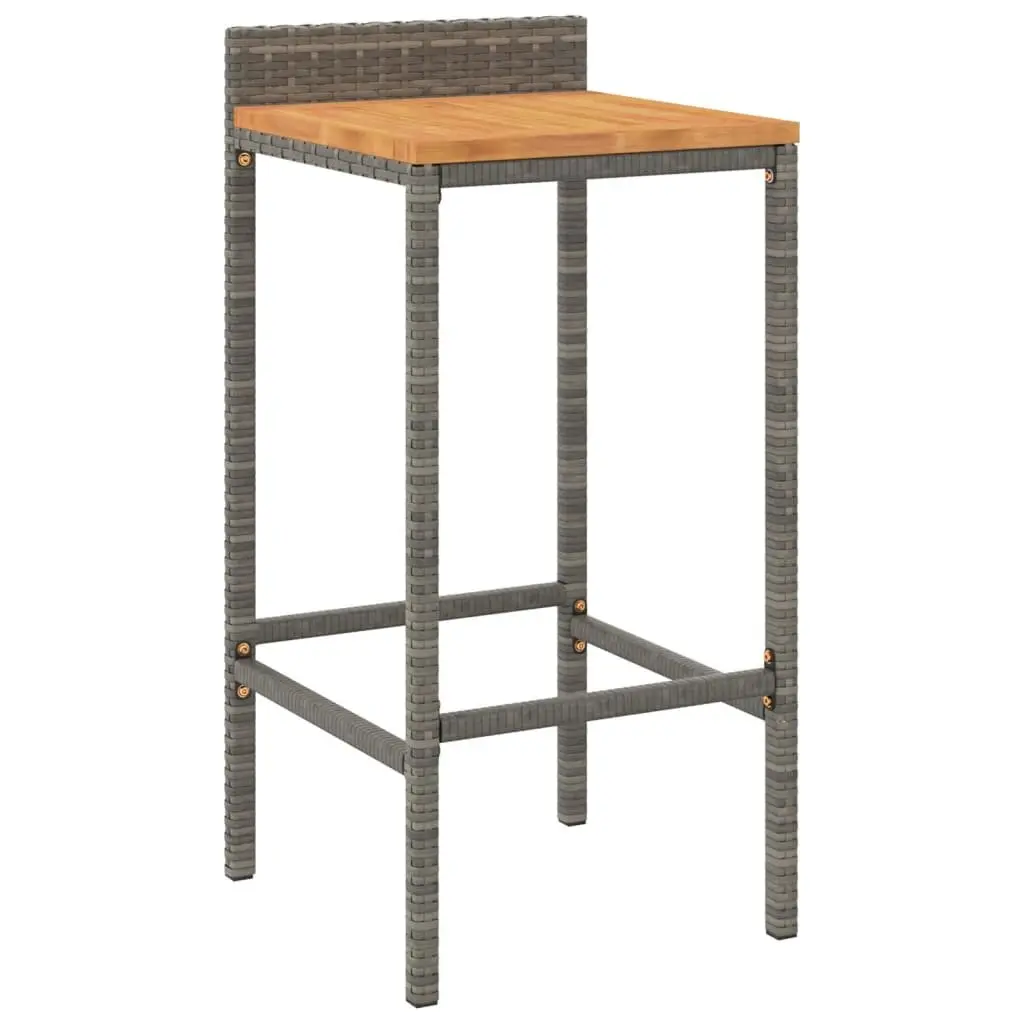 Grey Bar Stools 4-Pack