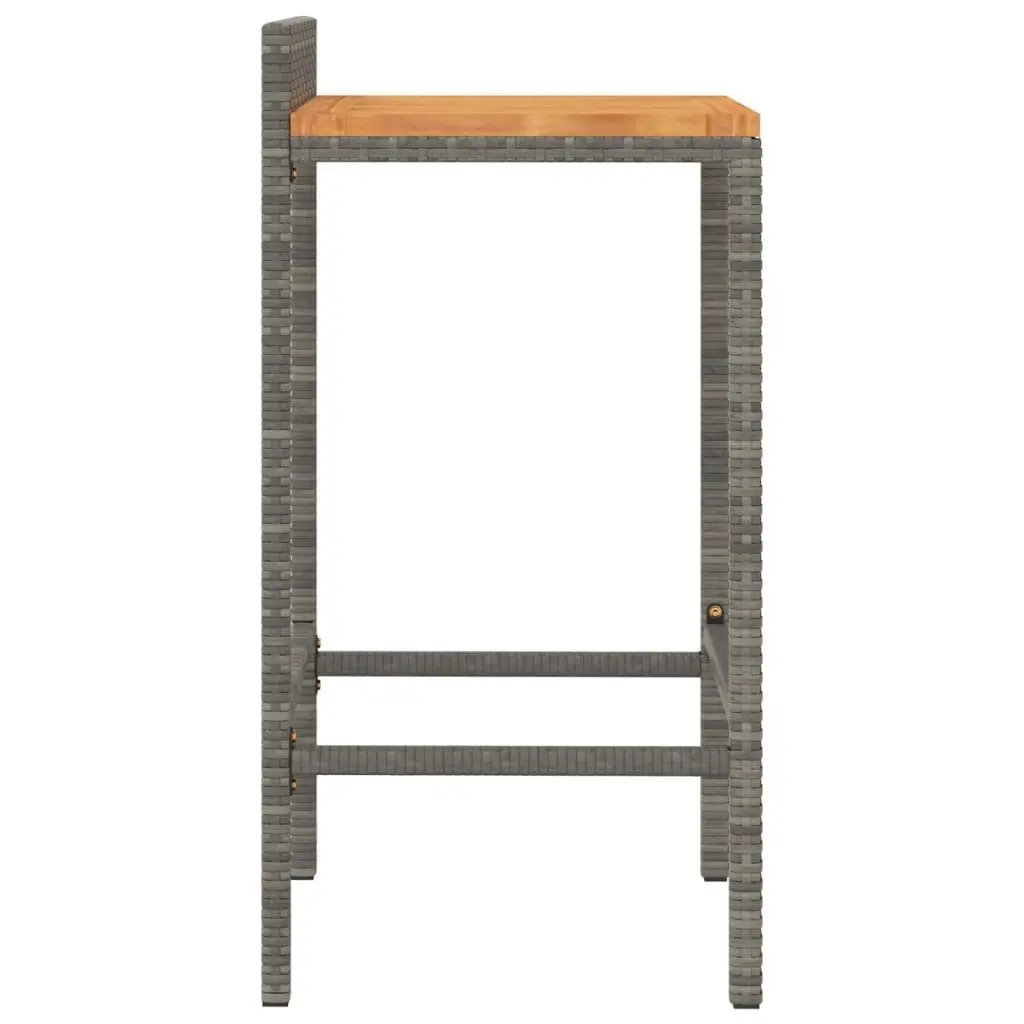 Grey Bar Stools 4-Pack