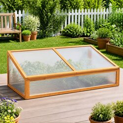 Dependable Wooden Greenhouse for Your Garden Space