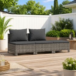 Value-Driven 3 Piece Garden Lounge Set with Cushions