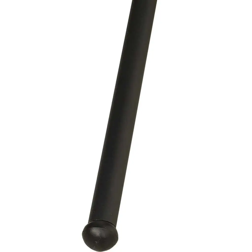 Garden Swing Chair Outdoor Patio Hanging Seat Black Oxford Fabric Steel Frame