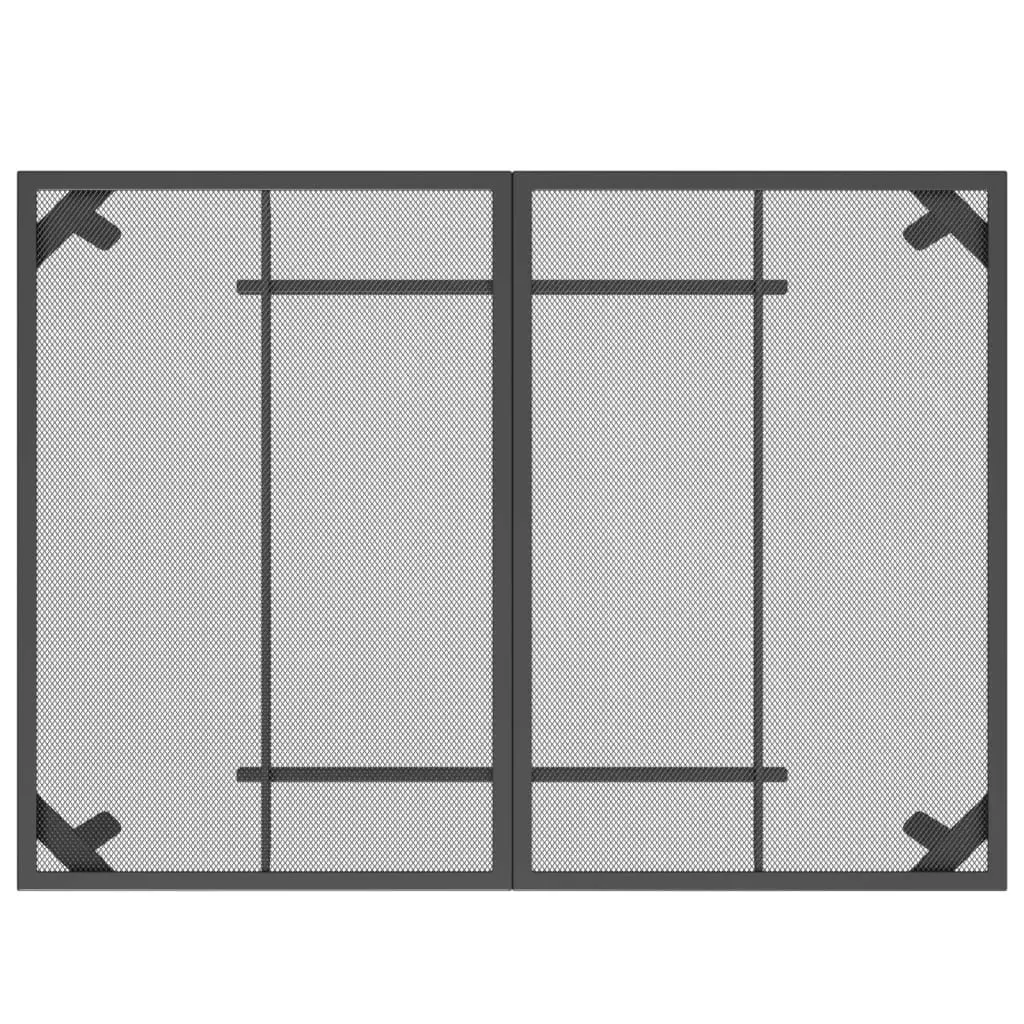 Garden Dining Table Anthracite Steel Mesh Outdoor Patio Furniture Contemporary