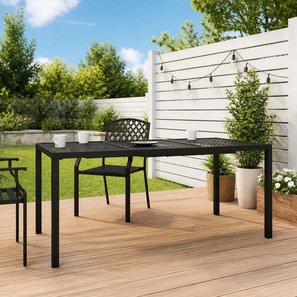 Outdoor Dining Table with Modern Appeal