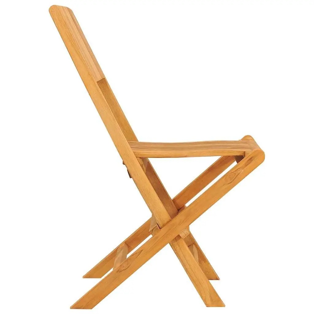 Folding Garden Chairs Outdoor Seating 47x61x90cm Brown 2 Piece