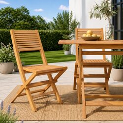 Reliable Wooden Folding Chairs – Comfort and Value in 2 Pack