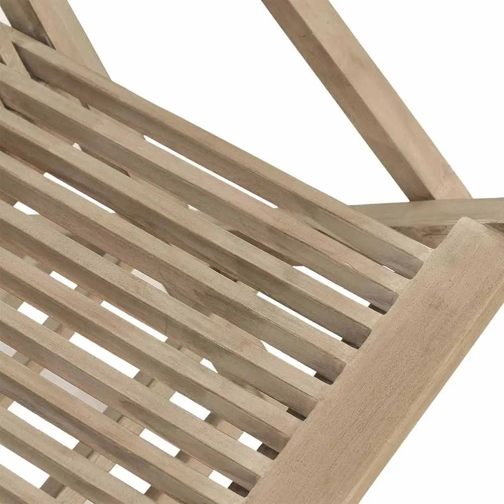 Folding Garden Chairs 2 pcs Outdoor Seating Wood Patio Furniture Set Backrest
