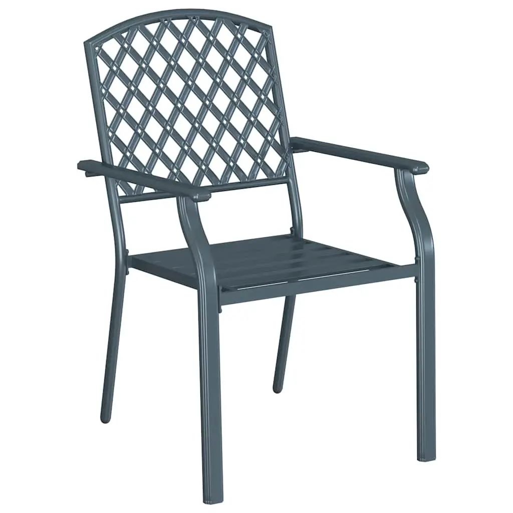 Stackable Garden Chairs in Anthracite