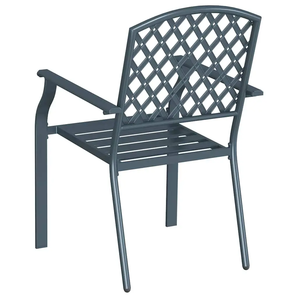 Stackable Garden Chairs in Anthracite