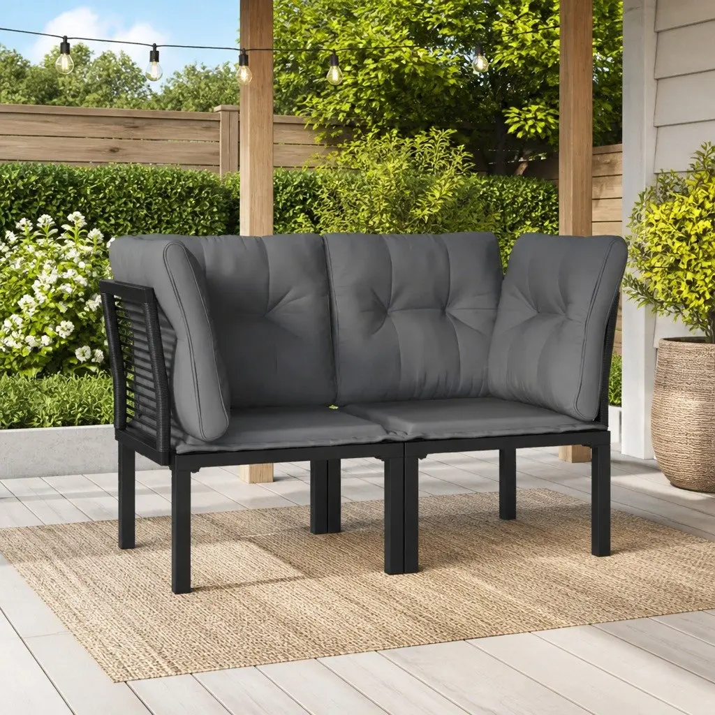 2 pcs Garden Corner Chairs for Comfort