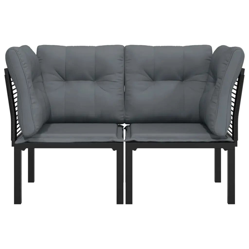 2 pcs Garden Corner Chairs for Comfort