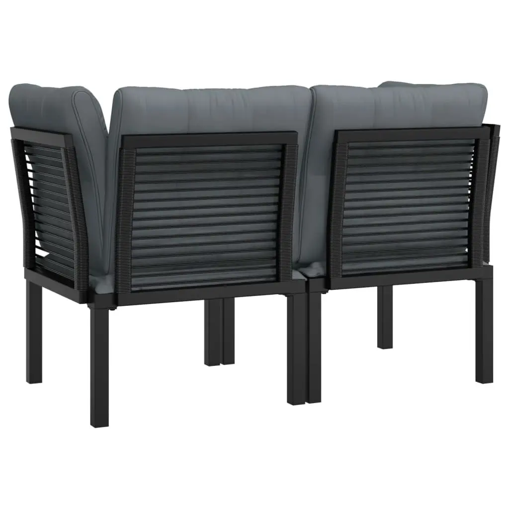 2 pcs Garden Corner Chairs for Comfort