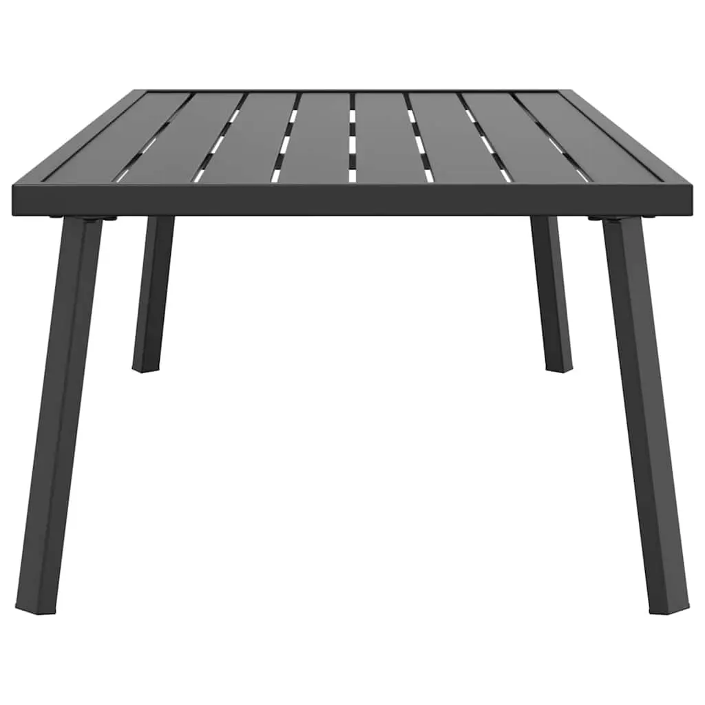 Garden Coffee Table Anthracite 110x55x35cm Slatted Outdoor Patio Furniture
