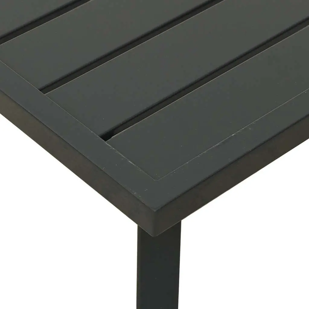 Garden Coffee Table Anthracite 110x55x35cm Slatted Outdoor Patio Furniture