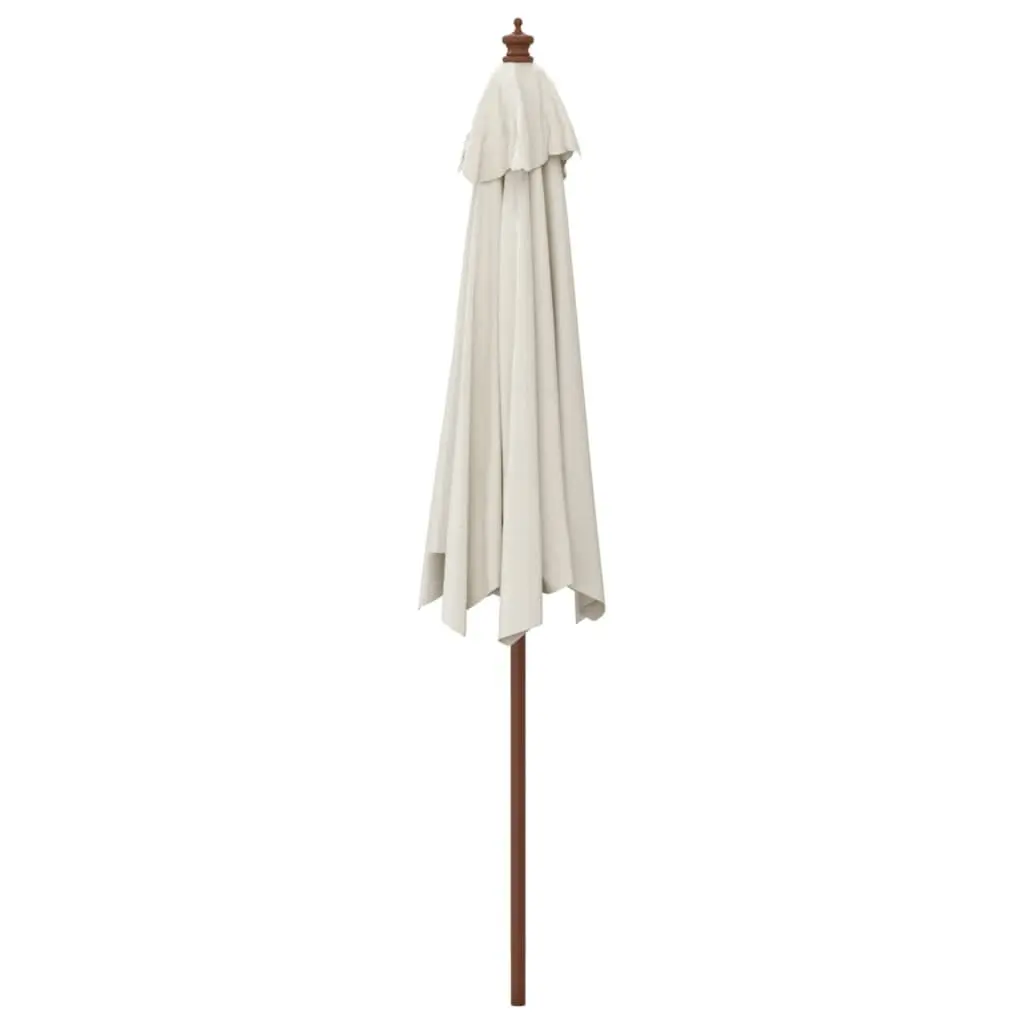 Garden Parasol Outdoor Umbrella Shade 299x240 cm White