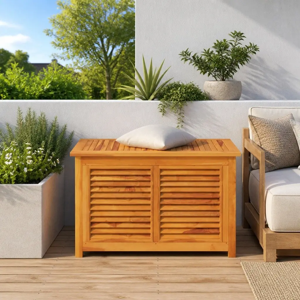 Teak Storage Box
