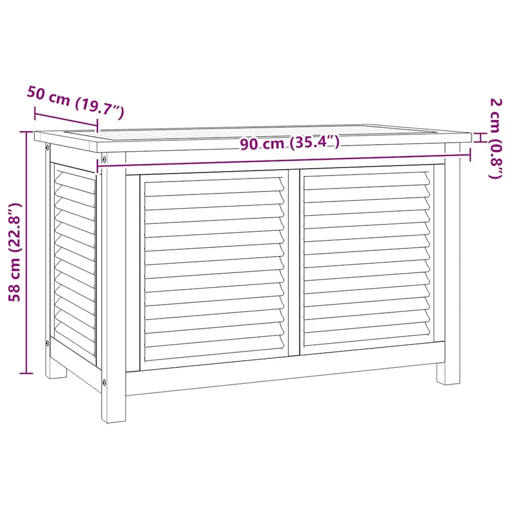 Teak Storage Box