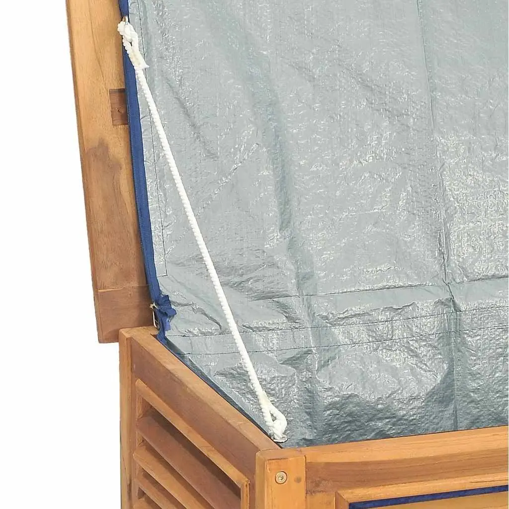 Garden Storage Box Outdoor Furniture 150x50x55cm Solid Teak Wood Brown