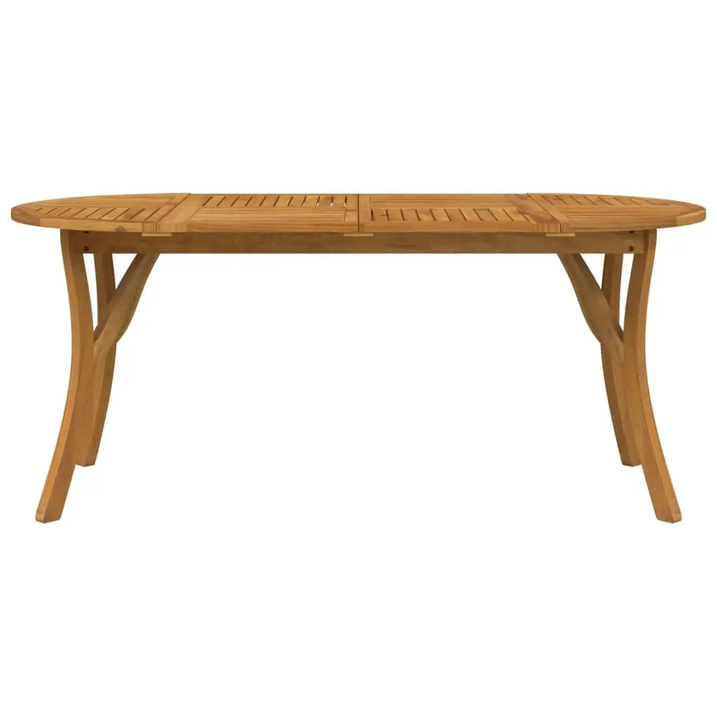 Garden Dining Table Outdoor 200x90x75cm Solid Wood Brown