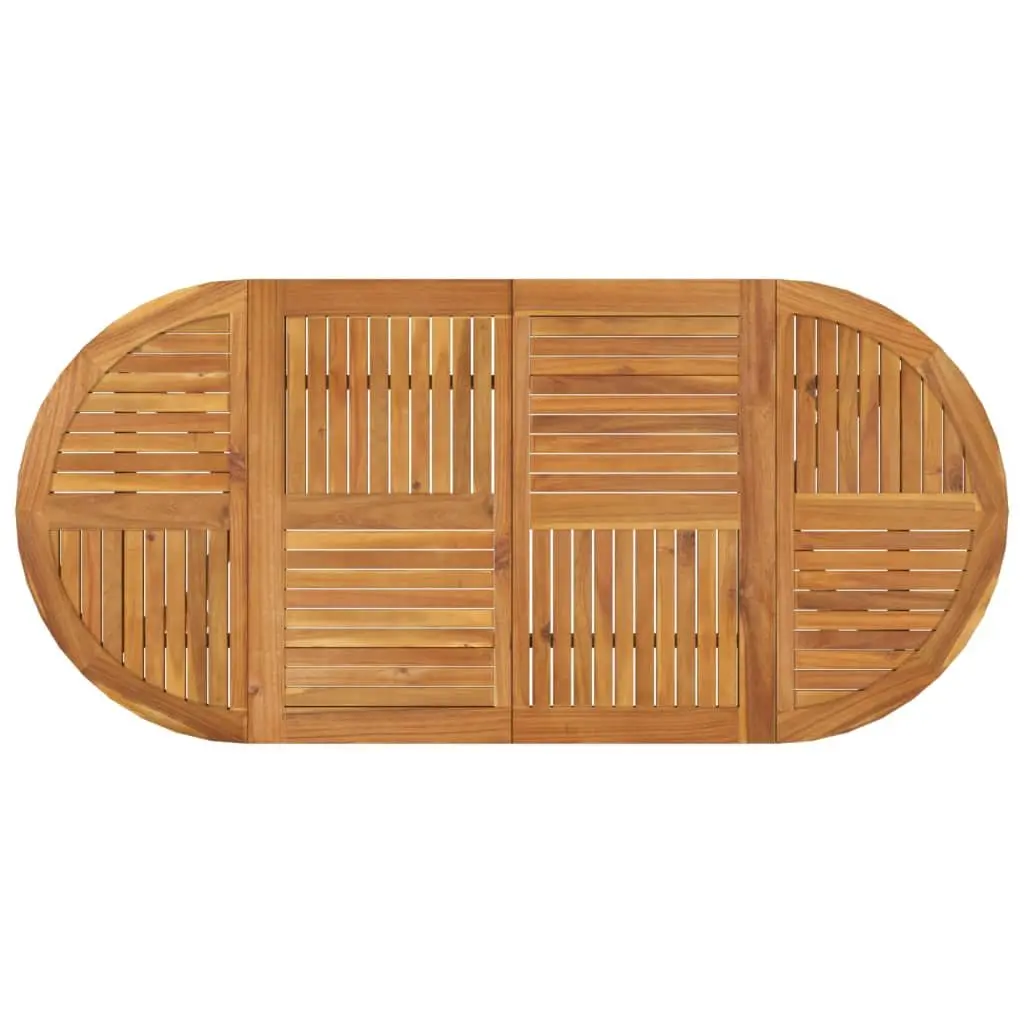 Garden Dining Table Outdoor 200x90x75cm Solid Wood Brown