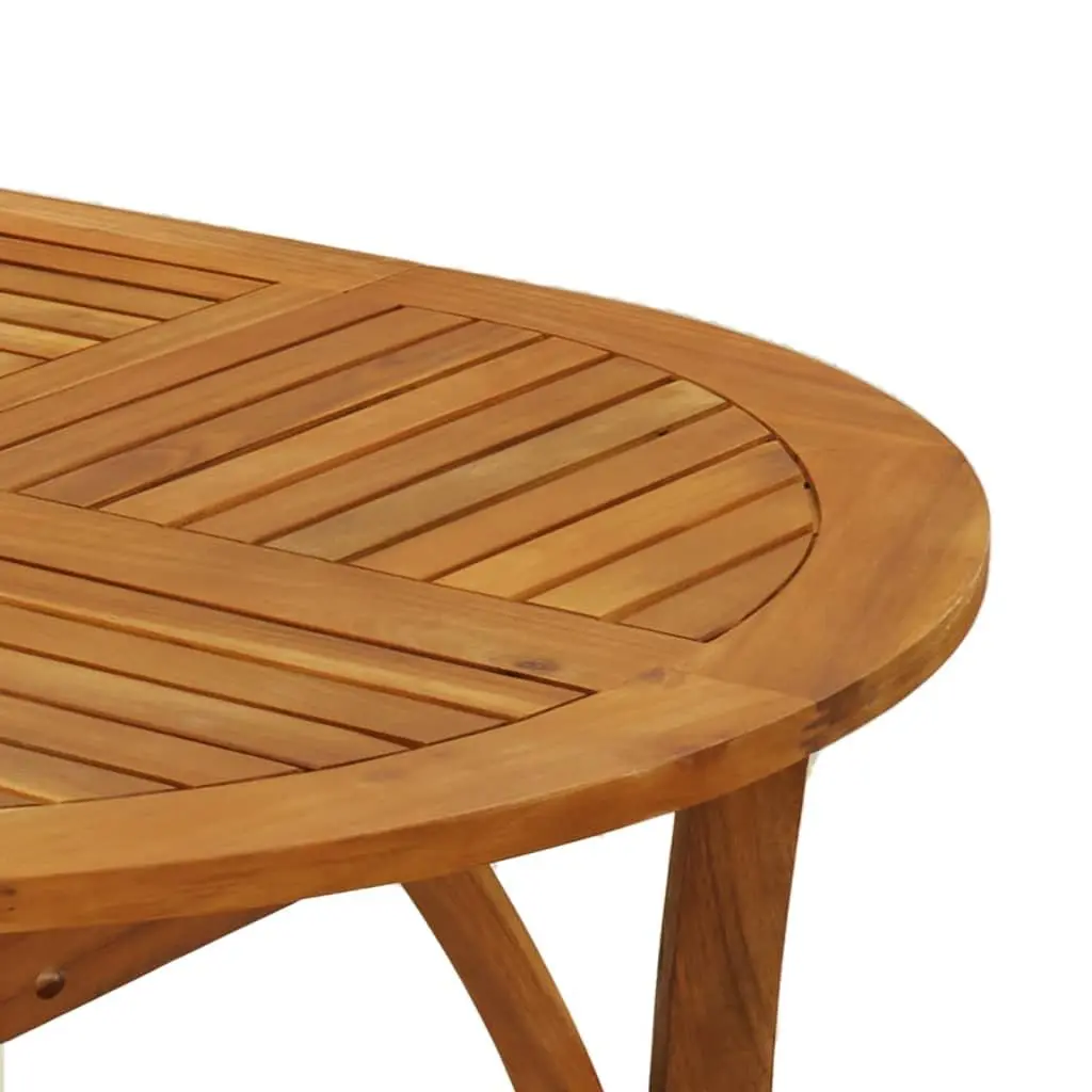 Garden Dining Table Outdoor 200x90x75cm Solid Wood Brown