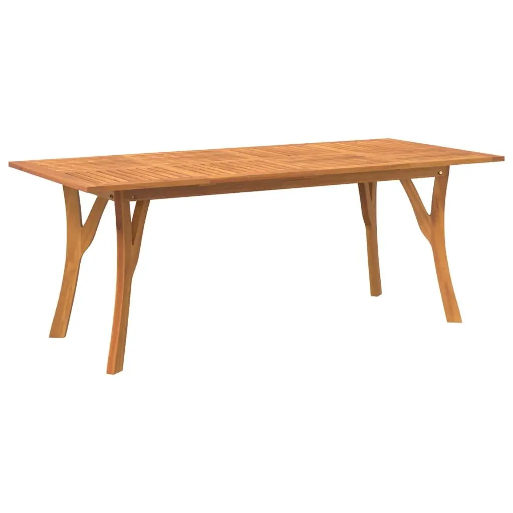 Solid Acacia Garden Table 200x90x75cm