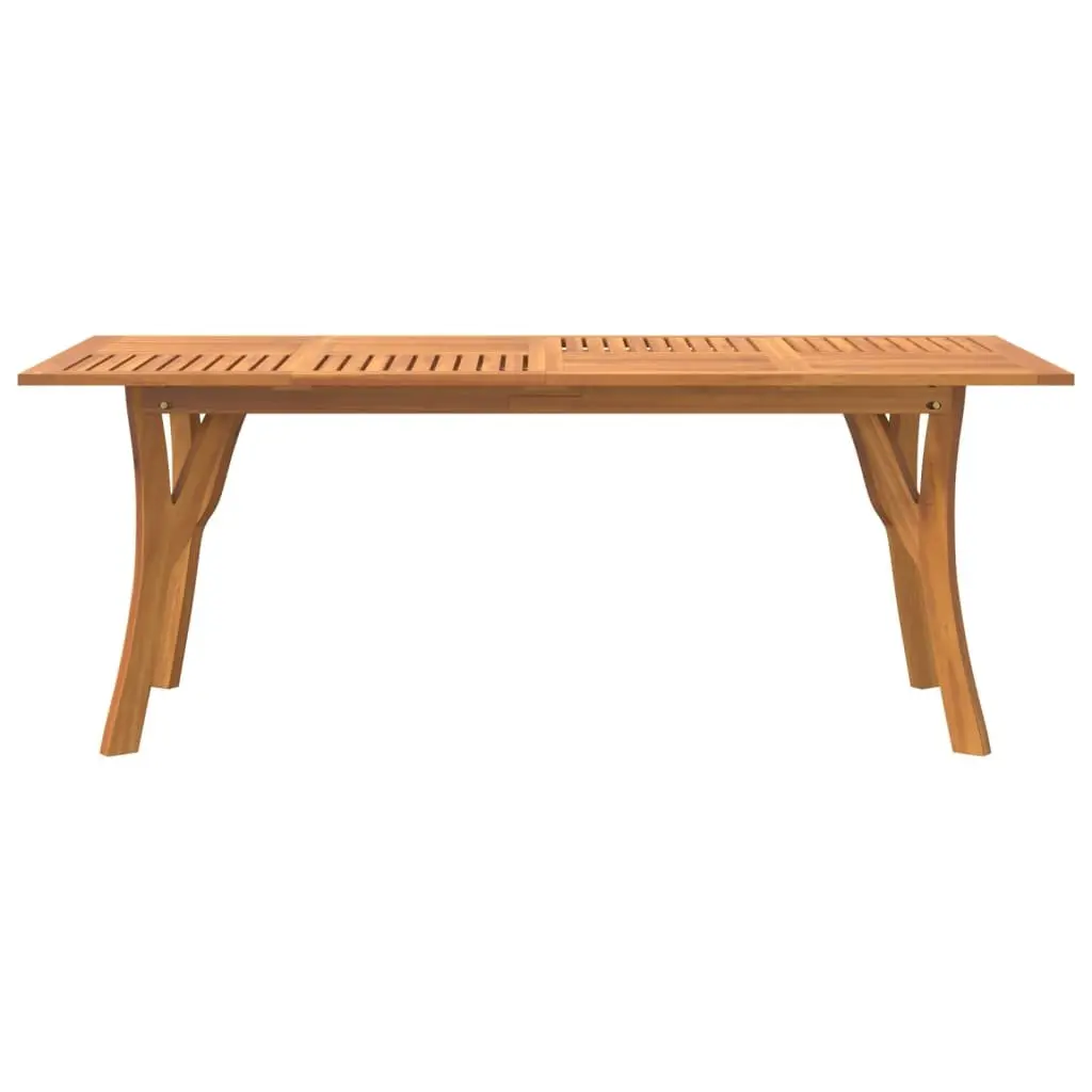Solid Acacia Garden Table 200x90x75cm