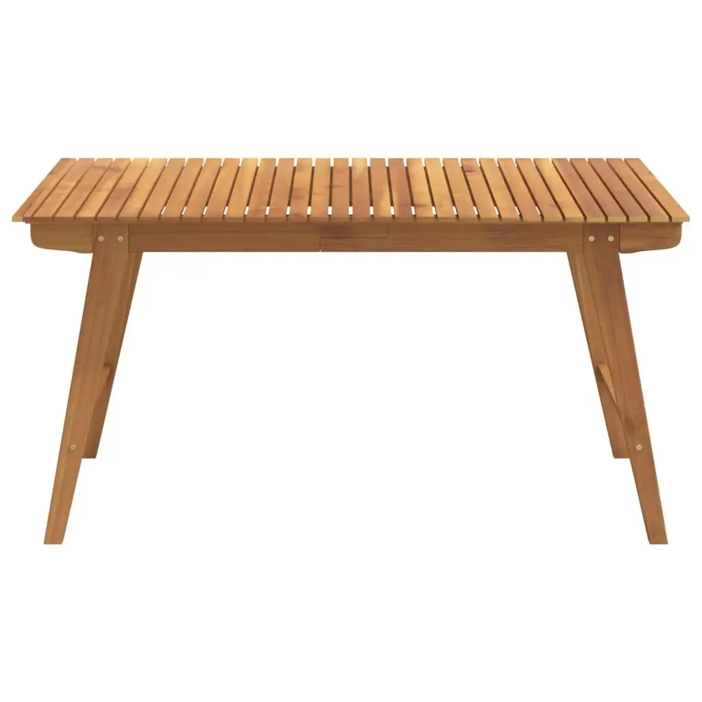Solid Wood Garden Dining Table for Outdoor Use