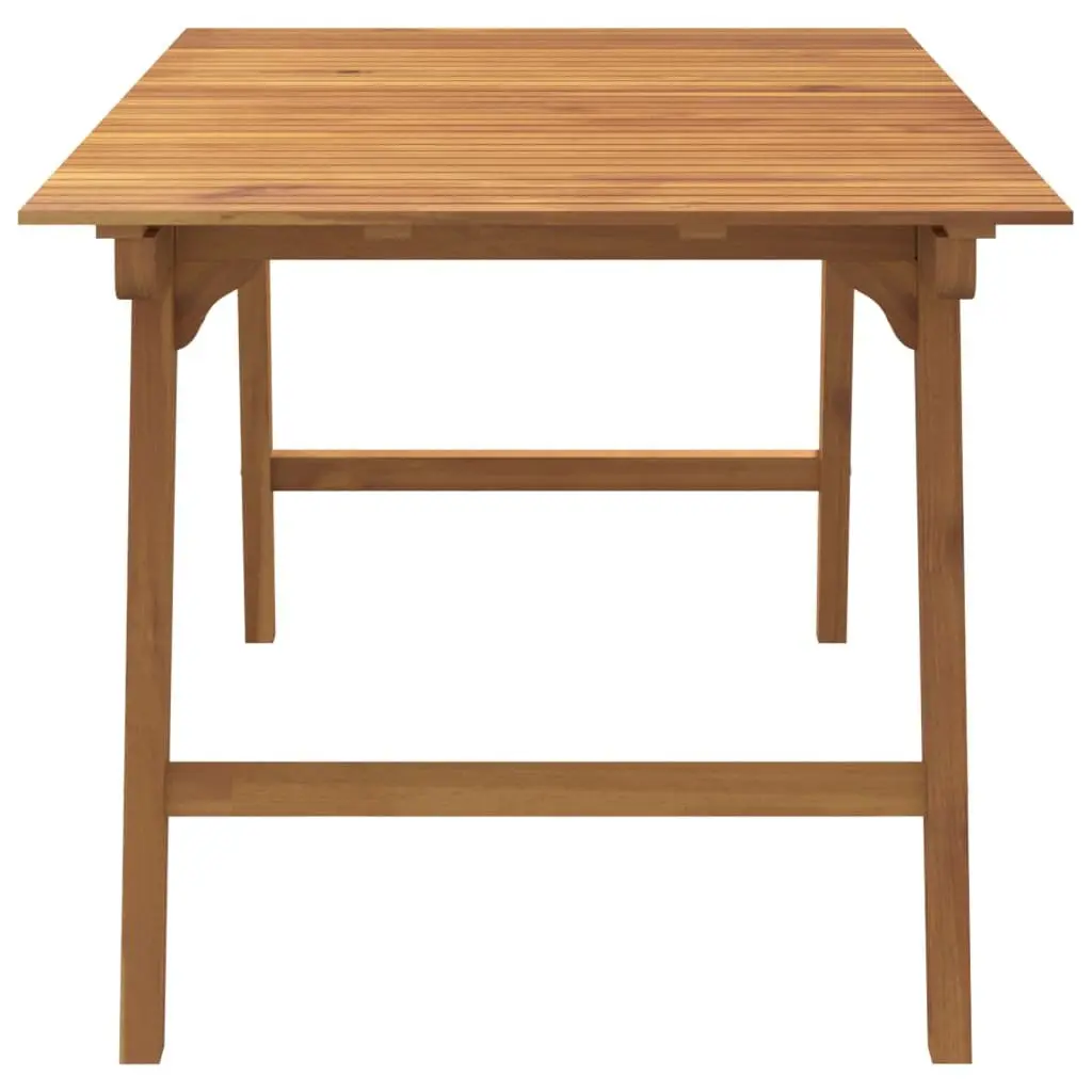 Solid Wood Garden Dining Table for Outdoor Use