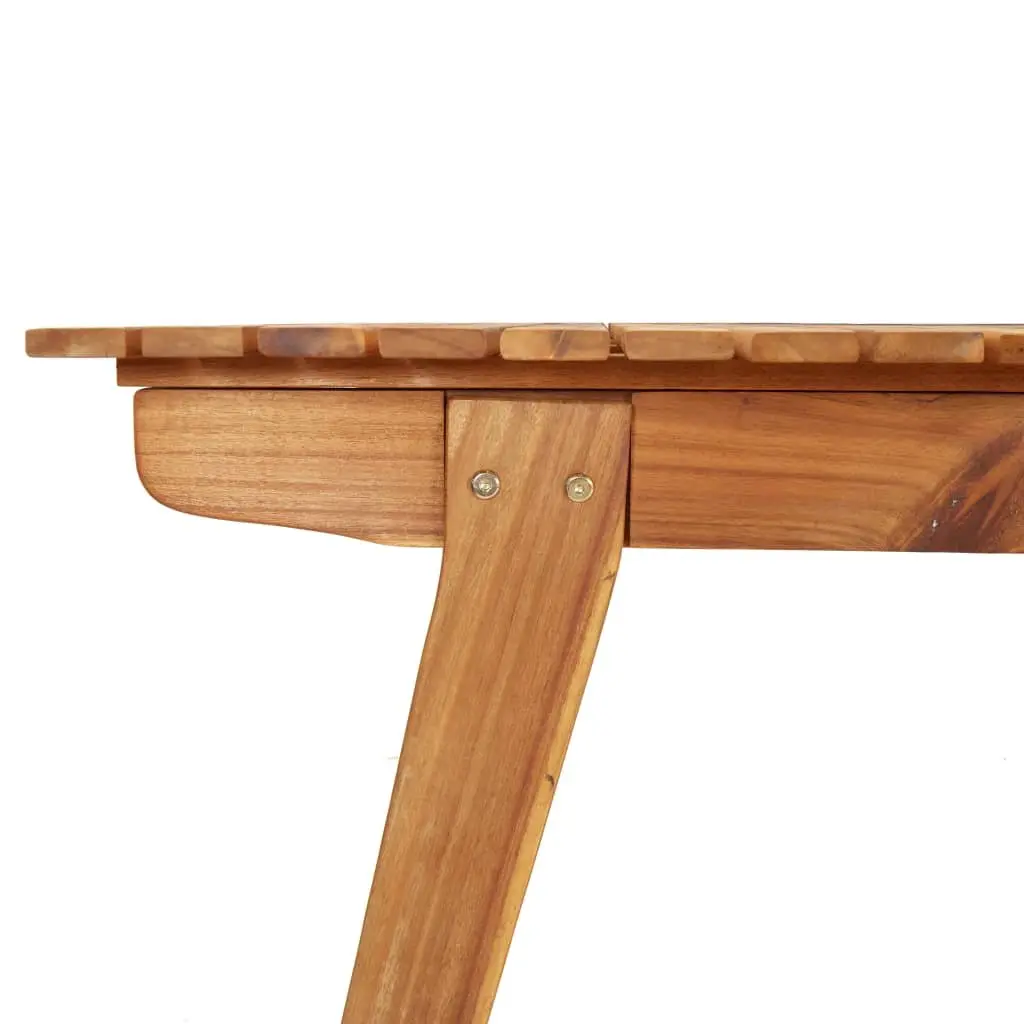 Solid Wood Garden Dining Table for Outdoor Use