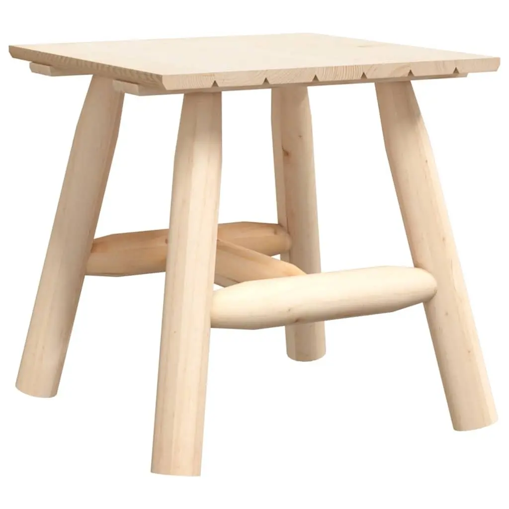 Side Table Outdoor Use 49x49x50cm Solid Wood Spruce Brown