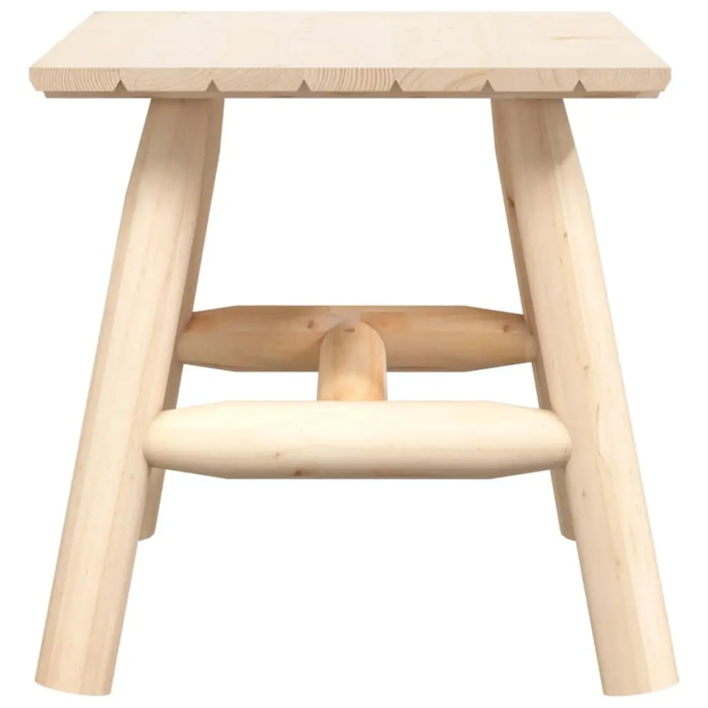 Side Table Outdoor Use 49x49x50cm Solid Wood Spruce Brown